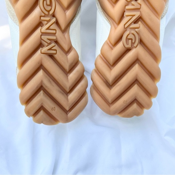 MANGO | LEATHER PANEL QUILTED SNEAKERS EU 40 SIZE 9 - Picture 9 of 10